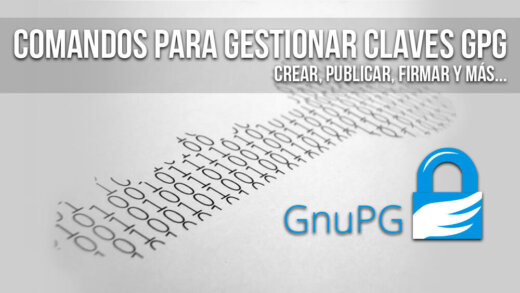 Gestión de claves GPG.