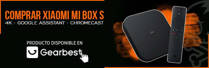 Comprar el reproductor Android TV Xiaomi Mi Box S.
