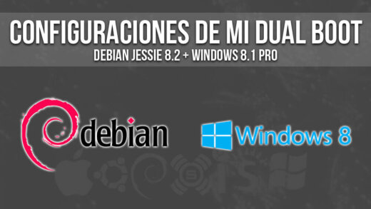 Arranque dual con los sistemas operativos Debian y Windows.